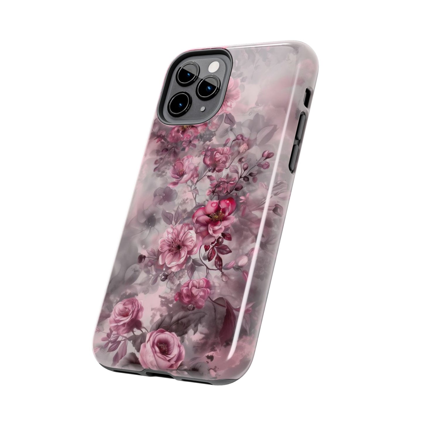 Watercolor Abstract Classic Flowers Tough Phone Case