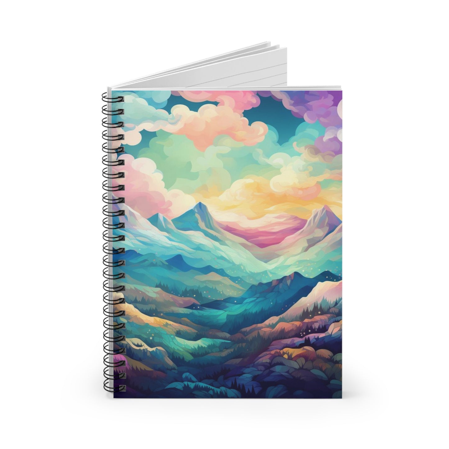 Watercolor Landscapes: Mountain Spiral Journal