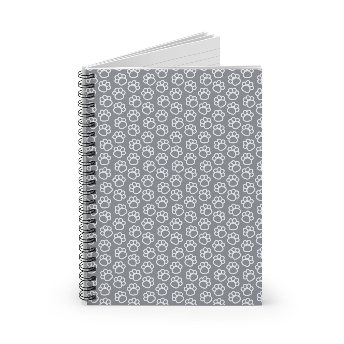 Paw Prints of Love: Spiral Notebook for Dog Lovers