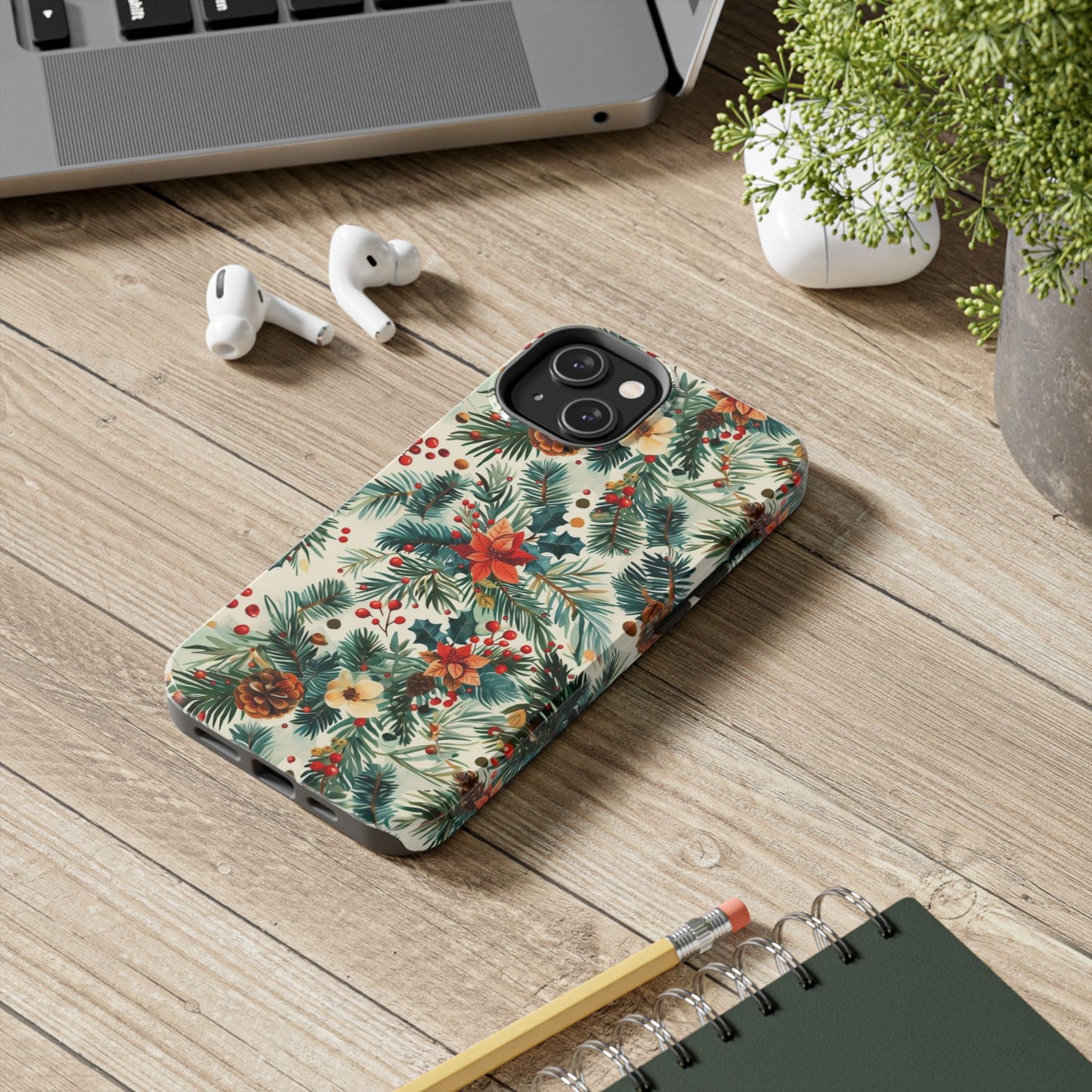 Festive Christmas Impact-Resistant Phone Case