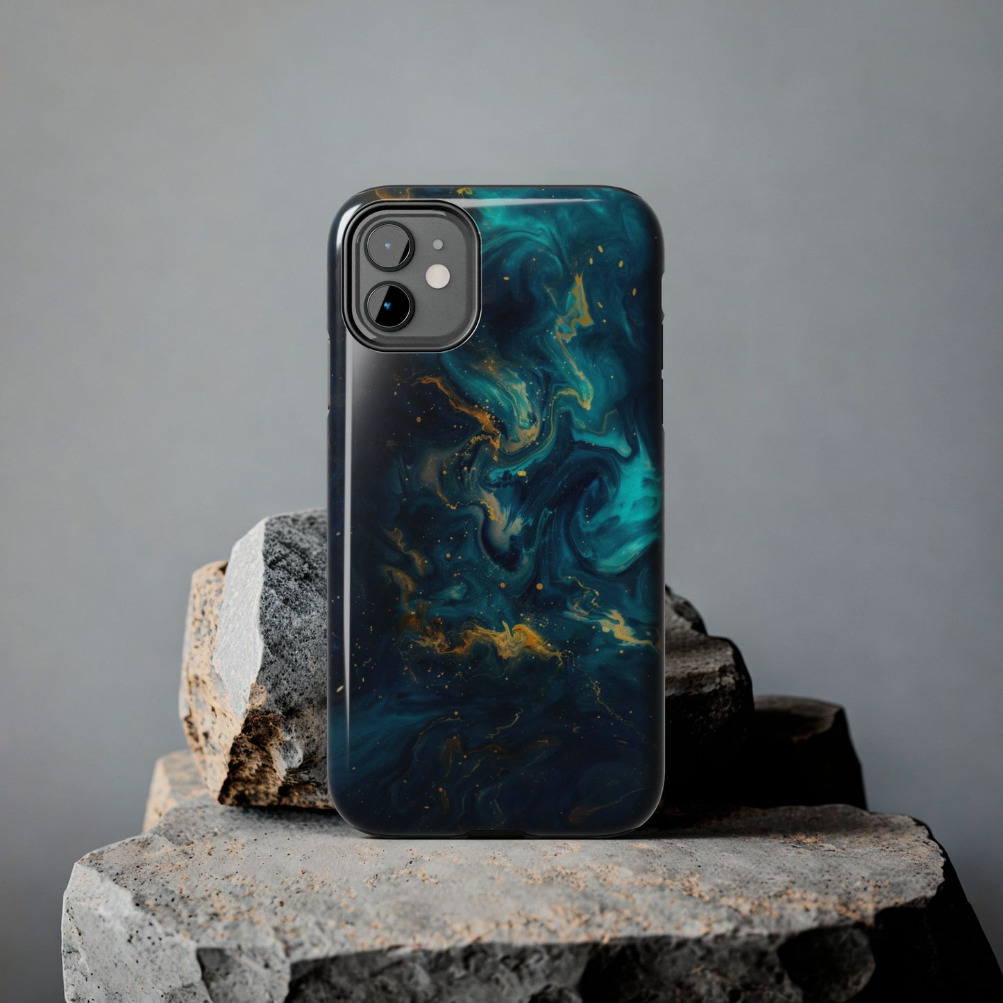 Marble Galaxy Stars Tough Phone Case