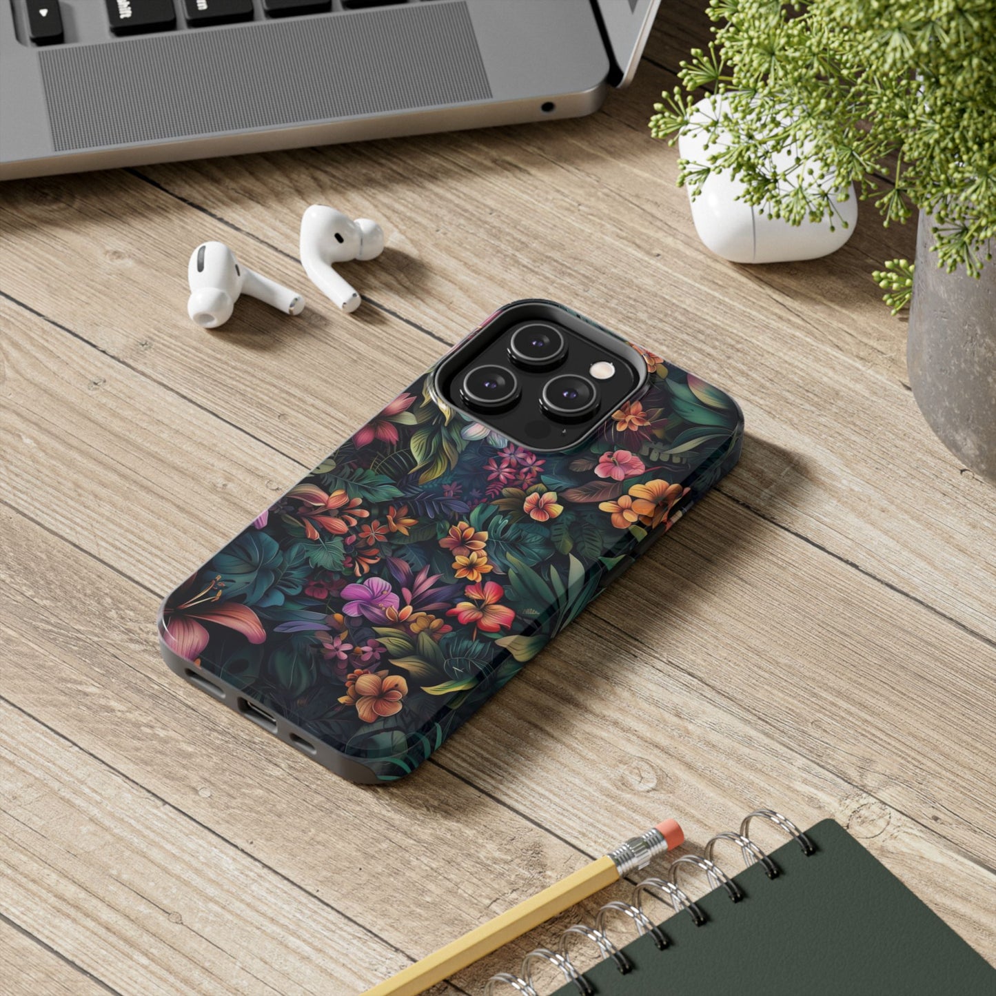 Watercolor Floral Landscape Flowers Phone Case