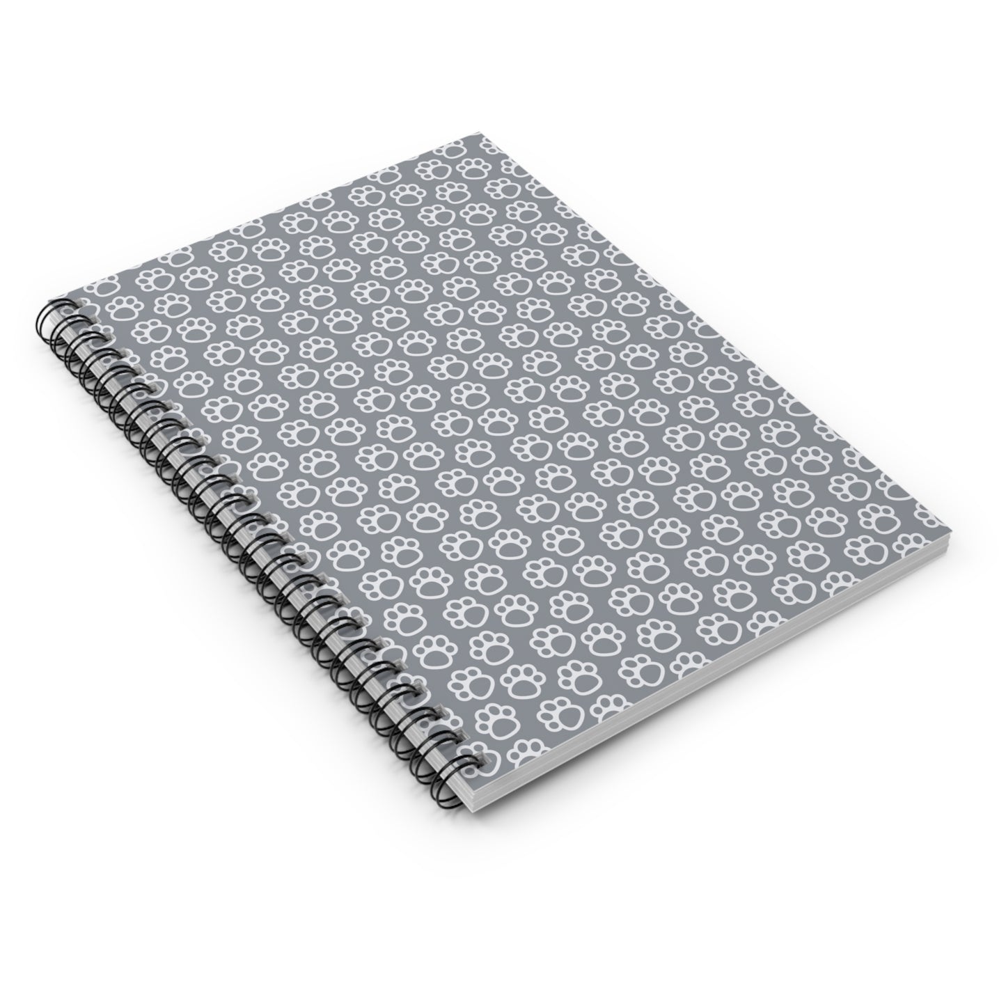 Paw Prints of Love: Spiral Notebook for Dog Lovers