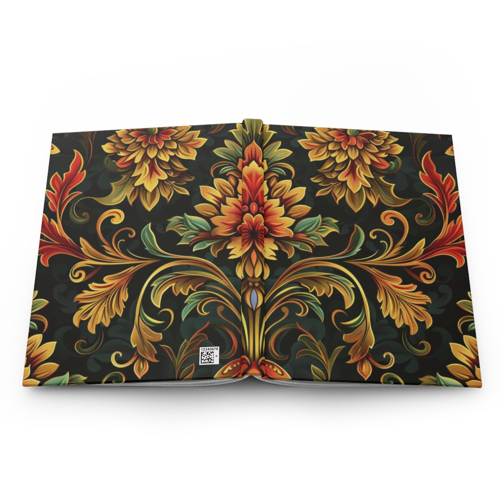 Autumn Flourish Hardcover Notebook